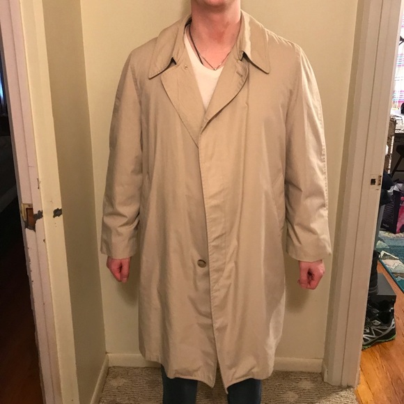 vintage london fog trench coat mens